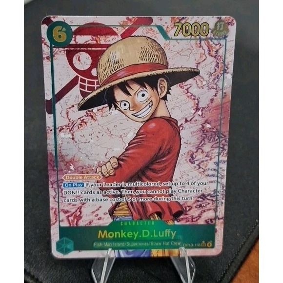 Monkey D. Luffy OP13-118 SEC Alt Art One Piece Carrying On His Will English Foil